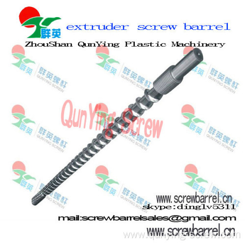 Grade A Qunying Single Extruder Screw And Barrel Which For Ldpe Hdpe Film Extruder 